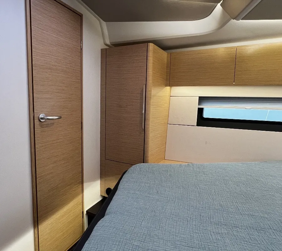 Cabin on DORiS, a Hanse 460 sailboat at Fethiye, Turkey
