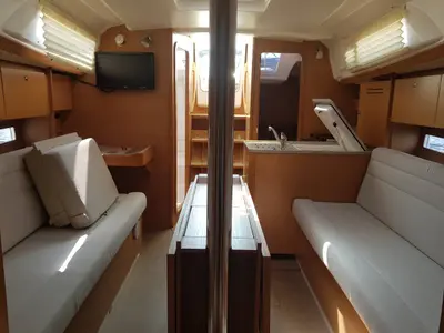 Salon of Apolonia, a Dufour 310 GL sailboat at Punat, Croatia