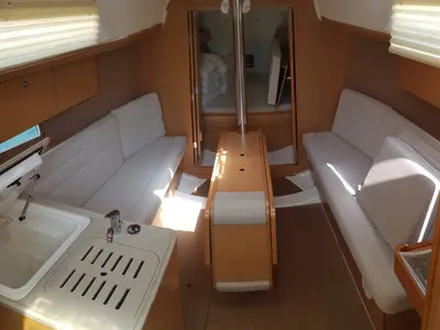 Salon of Apolonia, a Dufour 310 GL sailboat at Punat, Croatia