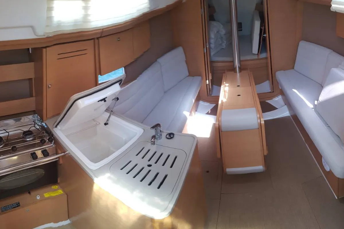 Galley of Apolonia, a Dufour 310 GL sailboat at Punat, Croatia