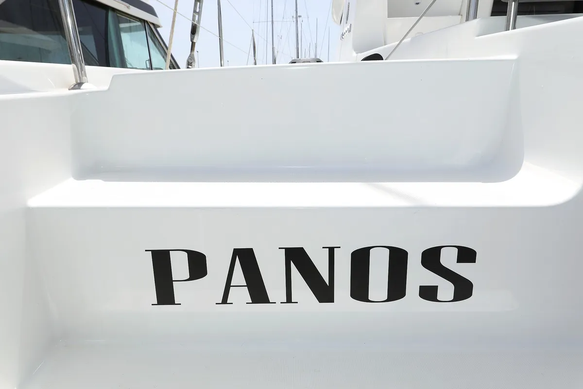 Panos, a Lagoon 46 catamaran at Sukošan, Croatia