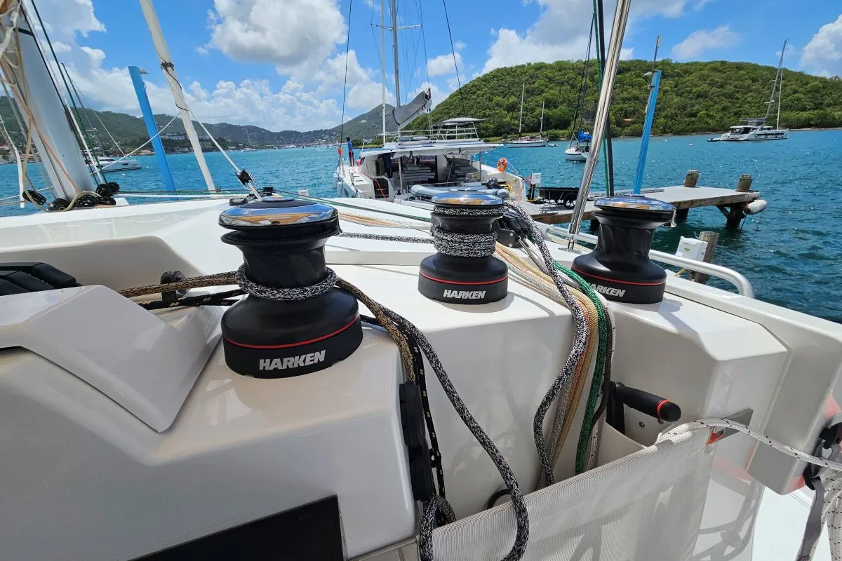 Zefiro, a Fountaine Pajot FP 41 Maesto 3 catamaran at Charlotte Amalie, United States