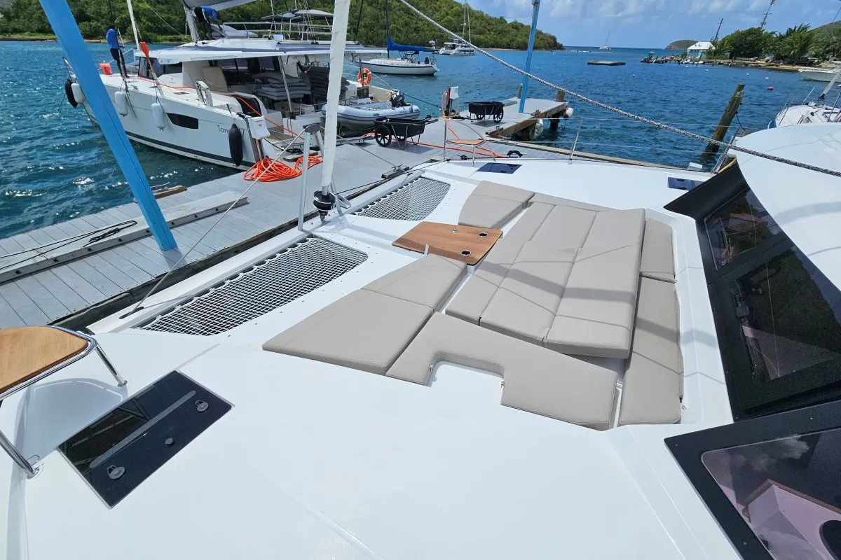 Zefiro, a Fountaine Pajot FP 41 Maesto 3 catamaran at Charlotte Amalie, United States