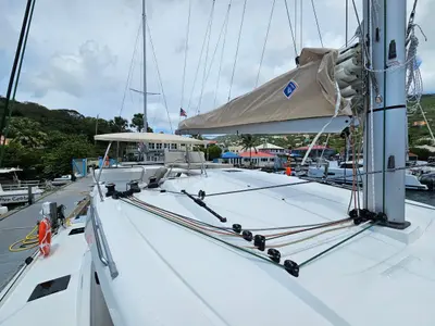 Zefiro, a Fountaine Pajot FP 41 Maesto 3 catamaran at Charlotte Amalie, United States
