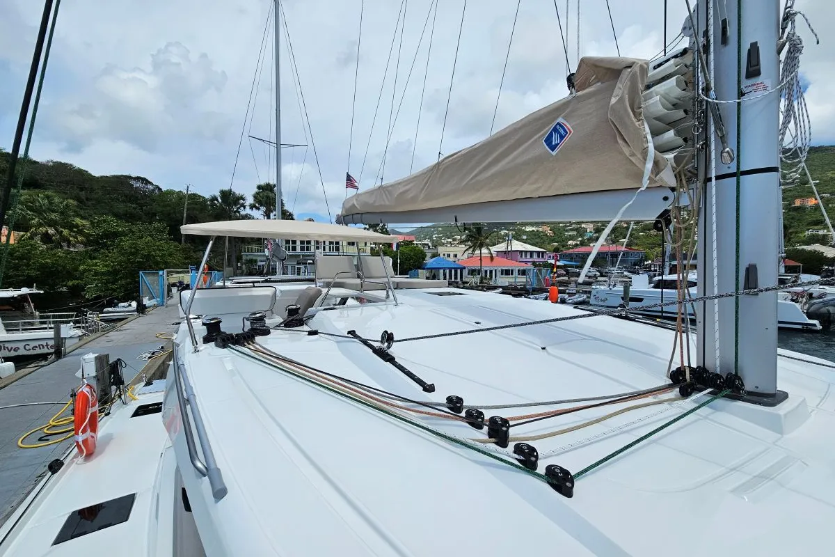 Zefiro, a Fountaine Pajot FP 41 Maesto 3 catamaran at Charlotte Amalie, United States