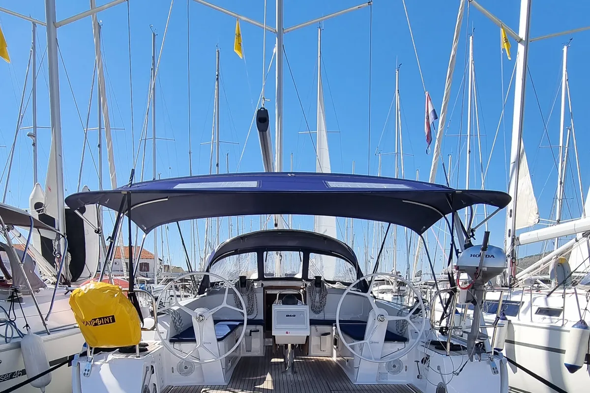 Spring Dolphin, a Bavaria Cruiser 46 sailboat at Split, Croatia