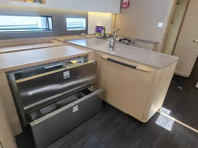 Galley of Aphrodite, a Dufour 54 sailboat at Seget Donji, Croatia