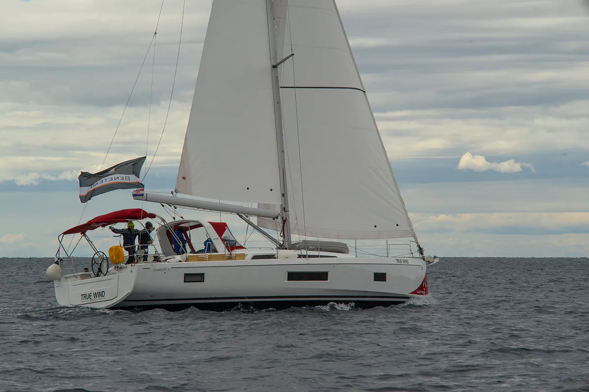 True Wind, a Beneteau Oceanis 51.1 sailboat at Split, Croatia