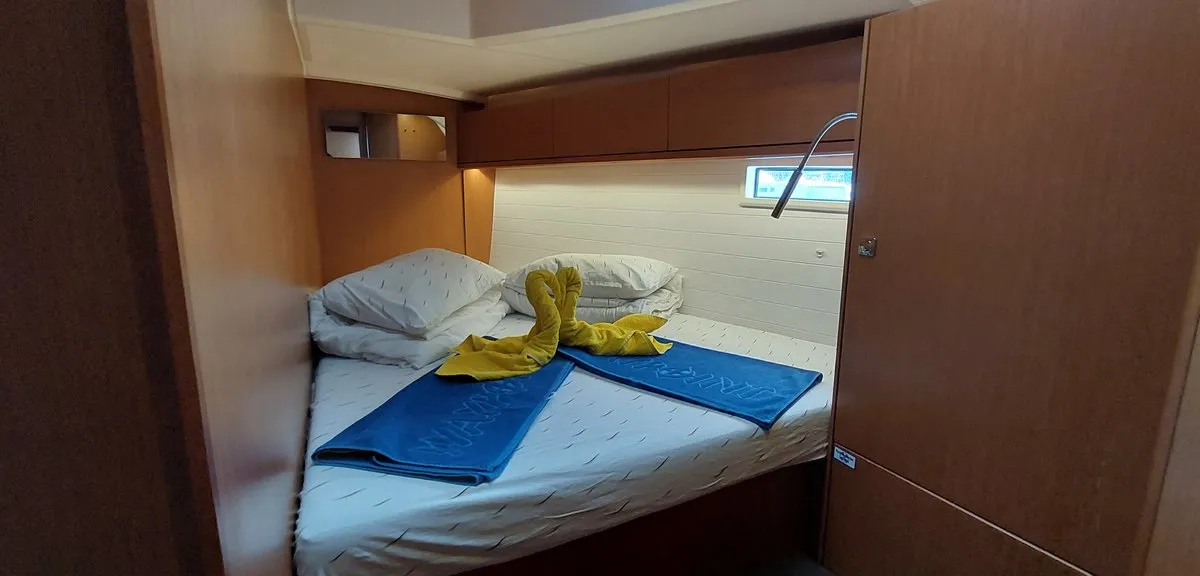 Cabin on Sunny Point, a Bavaria Cruiser 46 sailboat at Dubrovnik, Croatia