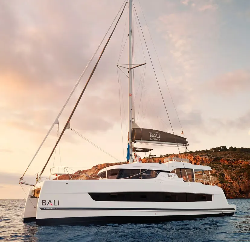 Ida, a Bali Catspace catamaran at Marmaris, Turkey