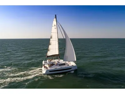 Ida, a Bali Catspace catamaran at Marmaris, Turkey