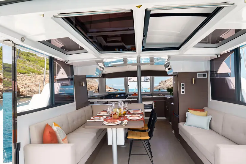 Ida, a Bali Catspace catamaran at Marmaris, Turkey