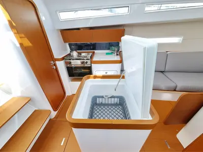 Galley of January, a Beneteau First 36 sailboat at Biograd na Moru, Croatia