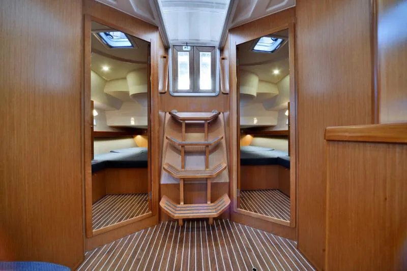 Cabin on Aelia, a Bavaria Cruiser 46 sailboat at Municipal Unit of Nea Peramos, Greece