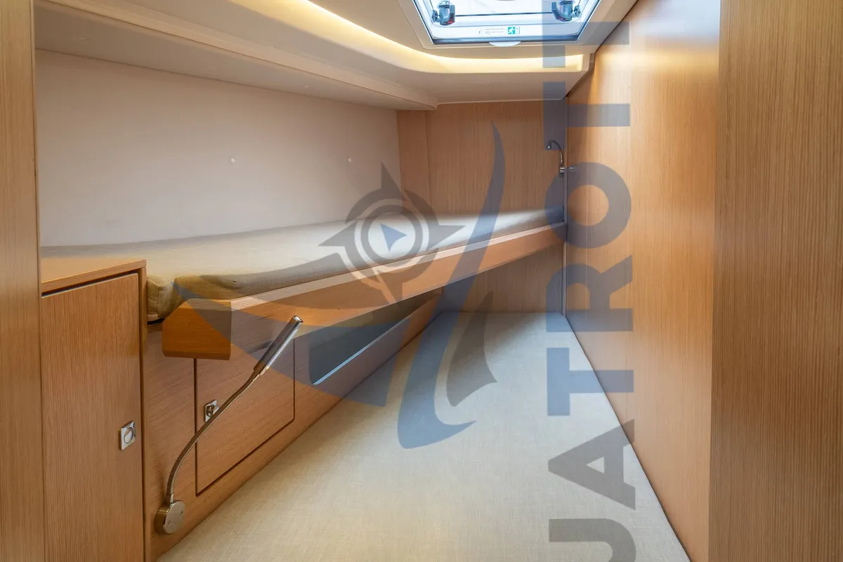 Cabin on Silver III, a Bavaria C45 sailboat at Volos Municipality, Greece