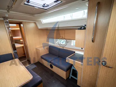 Salon of Silver III, a Bavaria C45 sailboat at Volos Municipality, Greece