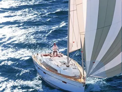 Marea, a Bavaria Cruiser 41 sailboat at Municipal Unit of Lefkada, Greece
