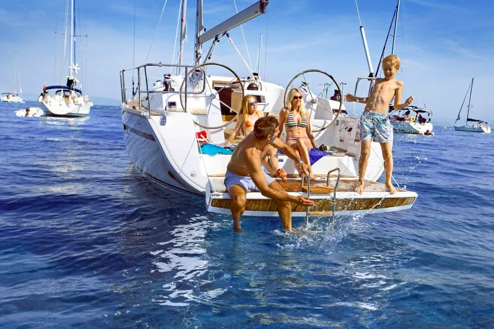 Marea, a Bavaria Cruiser 41 sailboat at Municipal Unit of Lefkada, Greece