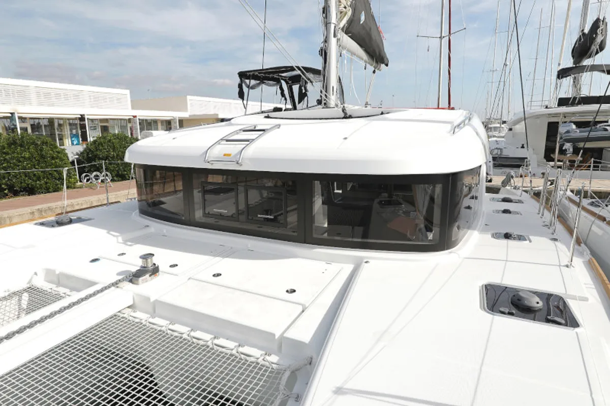 Blue Angel, a Lagoon 40 catamaran at Sukošan, Croatia