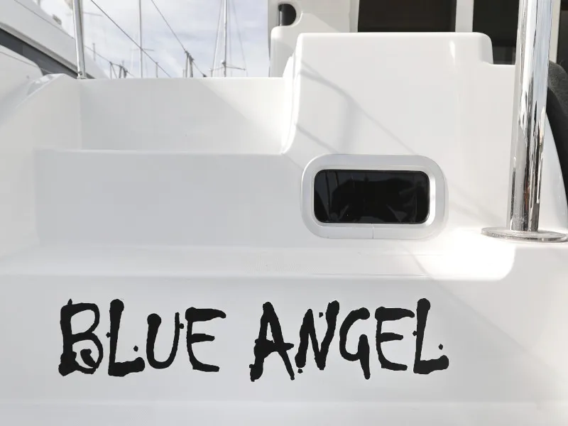 Blue Angel, a Lagoon 40 catamaran at Sukošan, Croatia