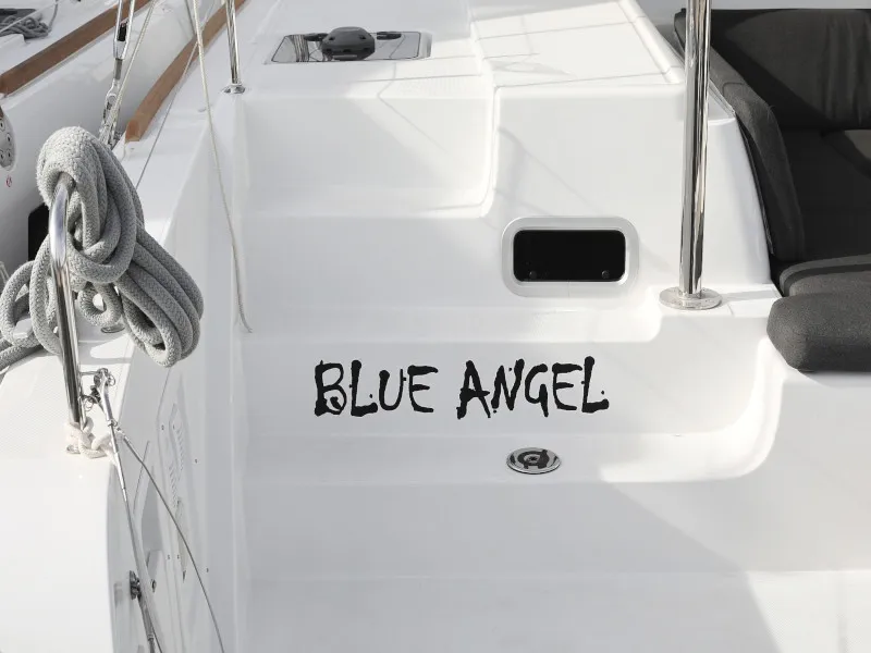Blue Angel, a Lagoon 40 catamaran at Sukošan, Croatia