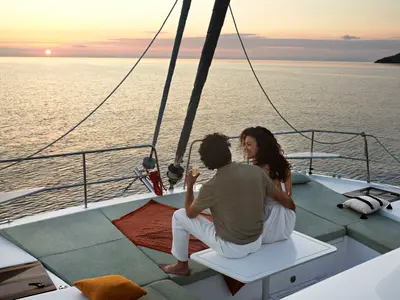 Premium +, a Bali Catsmart catamaran at Saint-Mandrier-sur-Mer, France