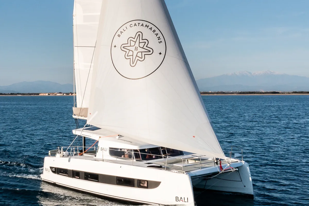 Premium +, a Bali Catsmart catamaran at Saint-Mandrier-sur-Mer, France