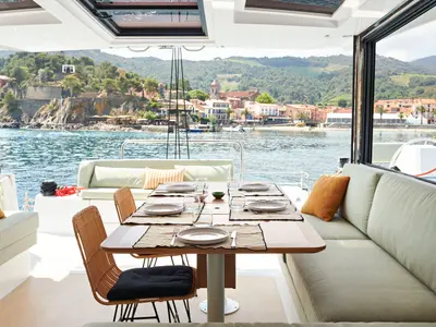 Premium +, a Bali Catsmart catamaran at Saint-Mandrier-sur-Mer, France