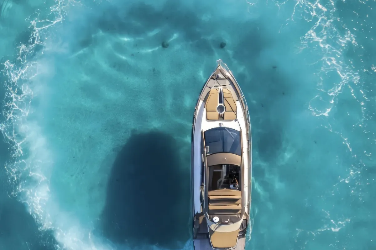 Exterior view of Brown Sugar, a Cranchi M44 HT motor yacht at Split, Croatia