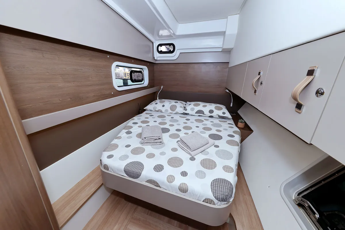 Cabin on Jenny, a Bali Catspace catamaran at Dubrovnik, Croatia