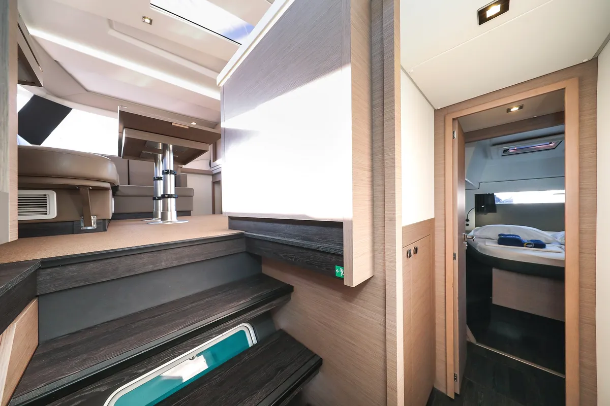 Macho, a Fountaine Pajot Astrea 42 Quatuor catamaran at Grad Trogir, Croatia