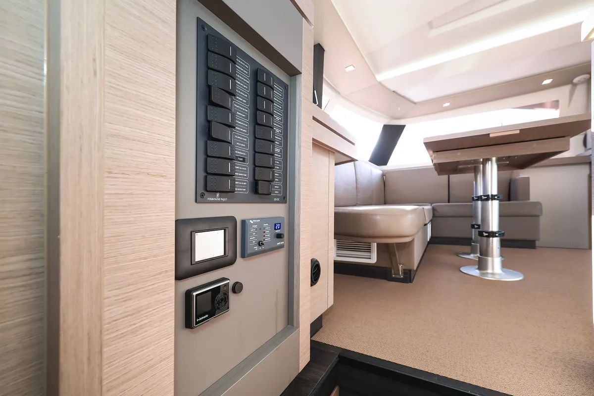 Macho, a Fountaine Pajot Astrea 42 Quatuor catamaran at Grad Trogir, Croatia