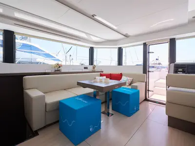 Salon of Good Vibes, a Leopard 53 - OW catamaran at Seget Donji, Croatia