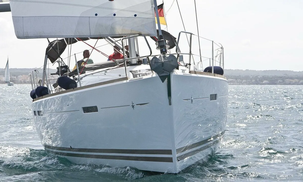 Exterior view of Jason, a Jeanneau Sun Odyssey 439 sailboat at Grad Pula, Croatia