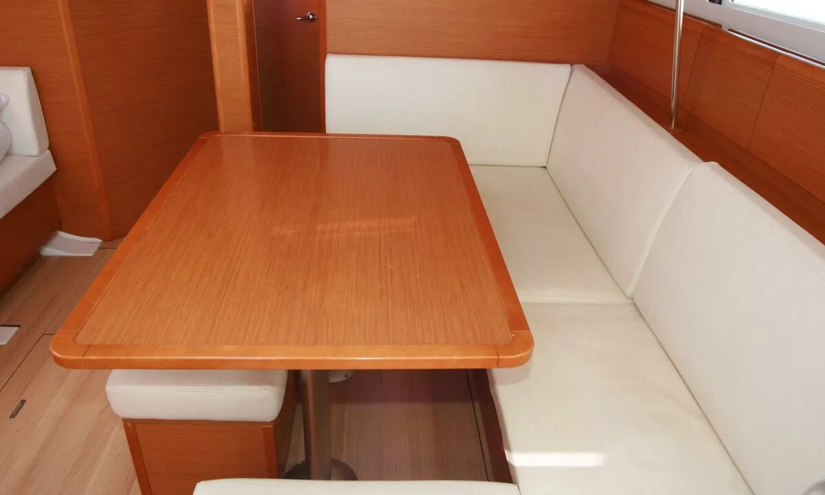 Salon of Jason, a Jeanneau Sun Odyssey 439 sailboat at Grad Pula, Croatia