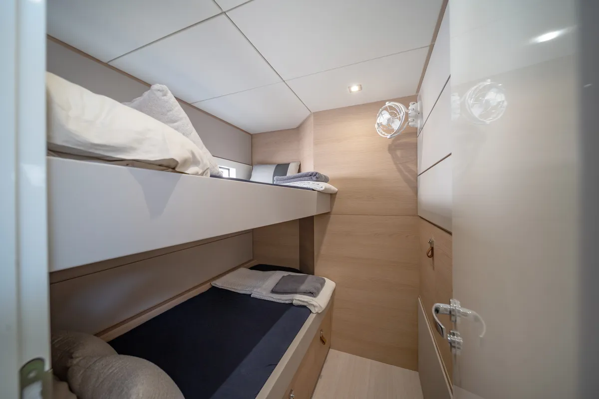 Carlota, a Aventura 45 catamaran at Dénia, Spain