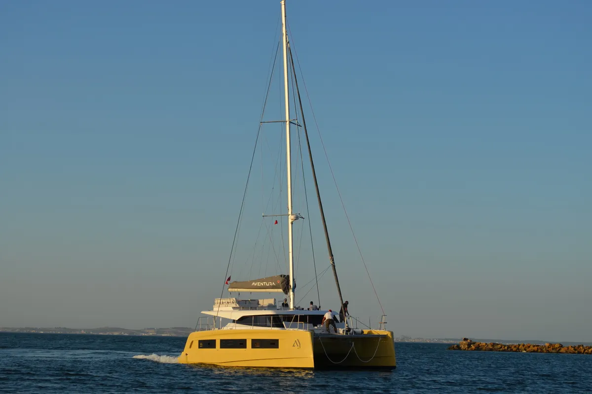 Carlota, a Aventura 45 catamaran at Dénia, Spain