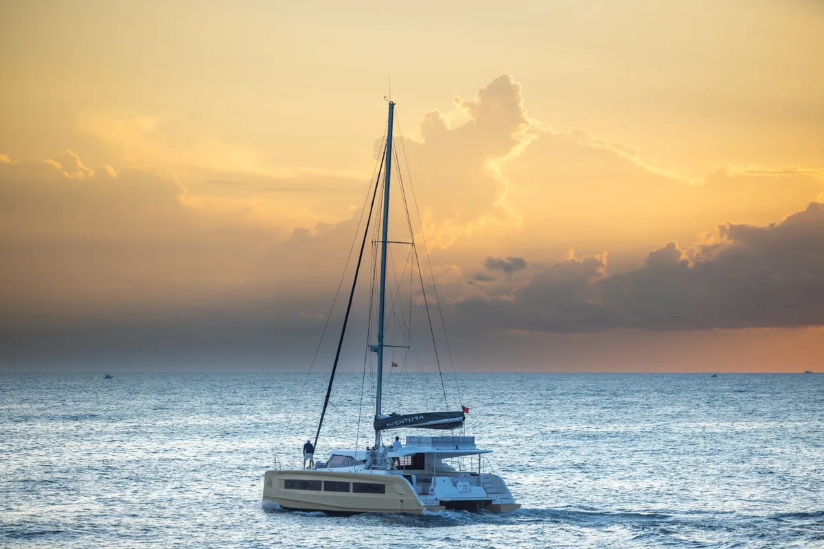 Carlota, a Aventura 45 catamaran at Dénia, Spain