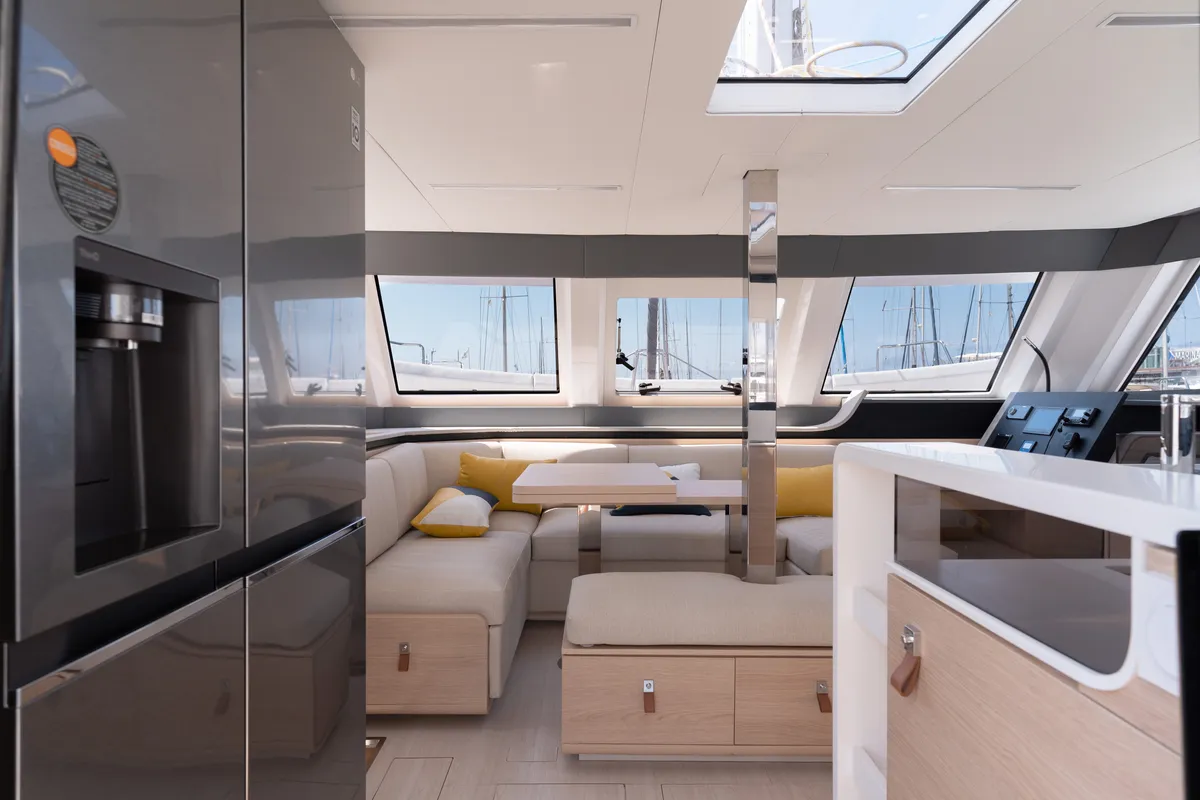 Carlota, a Aventura 45 catamaran at Dénia, Spain