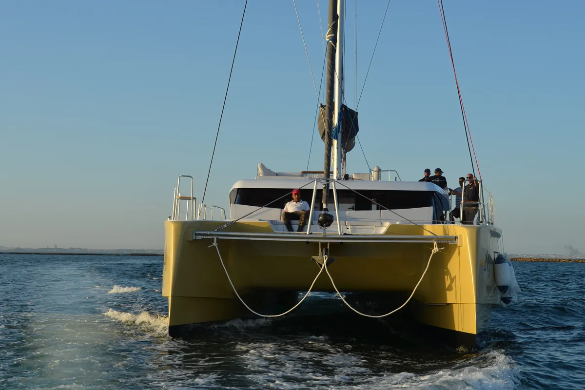Carlota, a Aventura 45 catamaran at Dénia, Spain