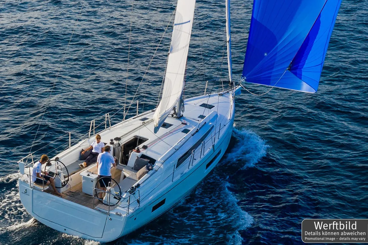 Exterior view of Hera, a Beneteau Oceanis 40.1 sailboat at Grad Biograd na Moru, Croatia