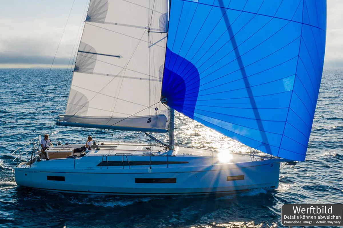 Exterior view of Hera, a Beneteau Oceanis 40.1 sailboat at Grad Biograd na Moru, Croatia