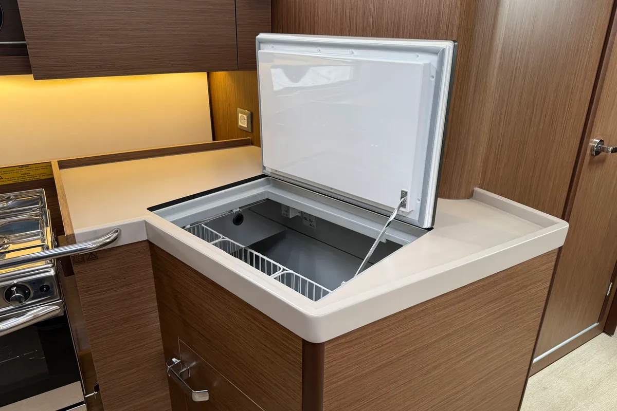 Galley of Hera, a Beneteau Oceanis 40.1 sailboat at Grad Biograd na Moru, Croatia