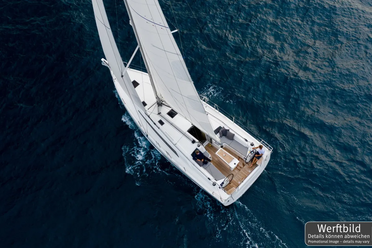 Exterior view of Hera, a Beneteau Oceanis 40.1 sailboat at Grad Biograd na Moru, Croatia