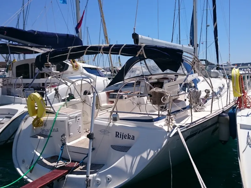Angelina, a Bavaria 50 sailboat at Punat, Croatia