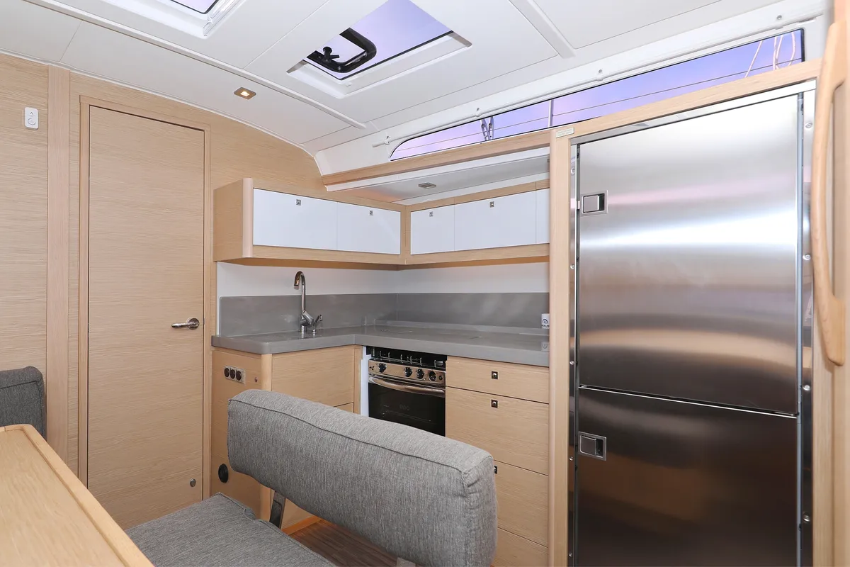 Galley of Odyssey, a Dufour 470 sailboat at Općina Sukošan, Croatia
