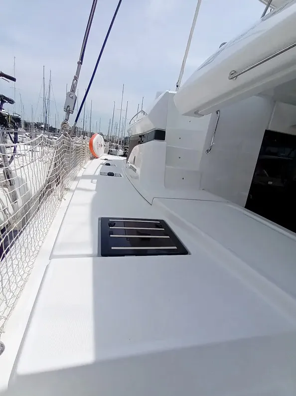 Icarus, a Lagoon 50 catamaran at Athens, Greece