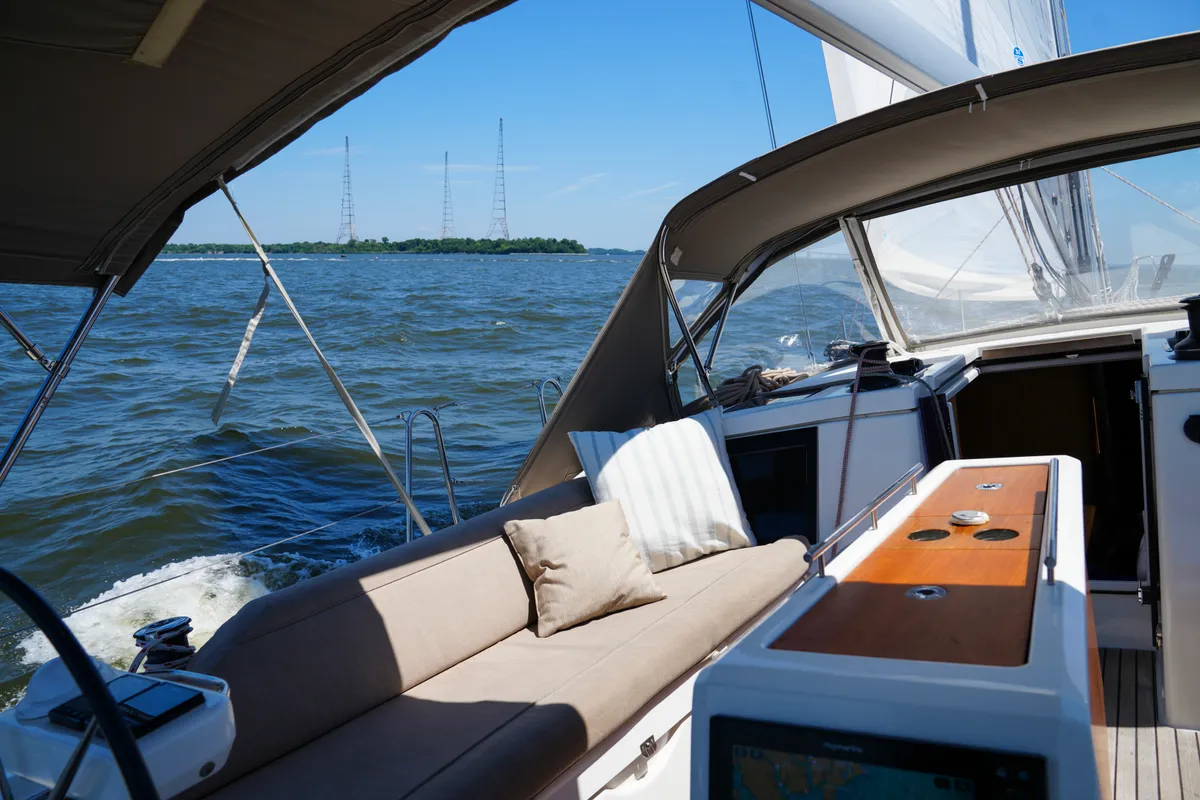 Slowdown, a Dufour 430 sailboat at Annapolis, United States