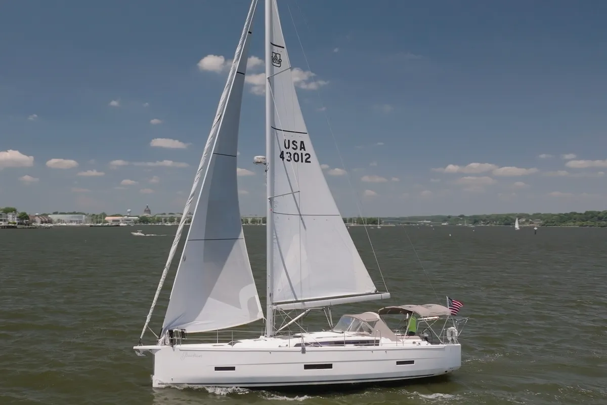 Slowdown, a Dufour 430 sailboat at Annapolis, United States