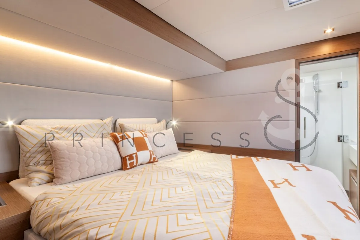 Cabin on Princess S, a Lagoon 55 catamaran at Grad Kaštela, Croatia